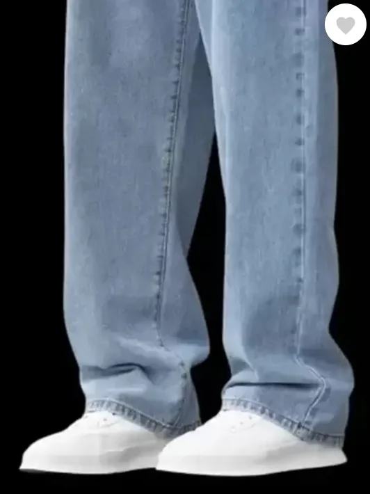 Nalaka Men Loose Fit Mid Rise Light Blue Jeans - Best Price ₹407 at Flipkart