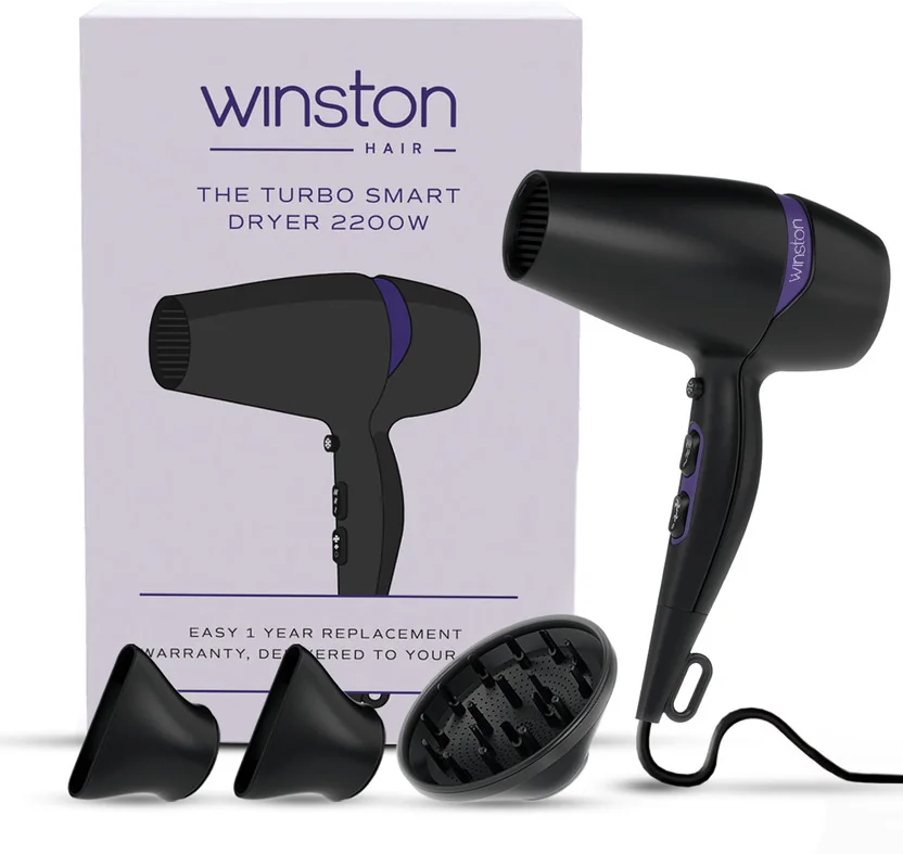 Winston 2200 Watts Turbo Hair Dryer for Women and Men H...