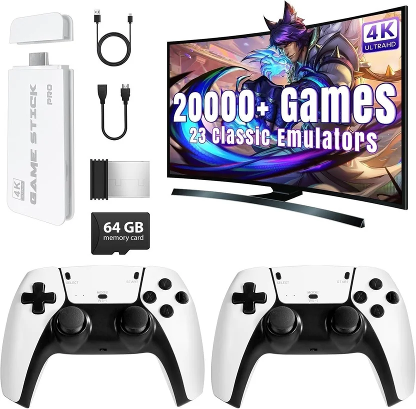SHAILRON New 2025 Wireless Video Games for Tv Gaming 24...