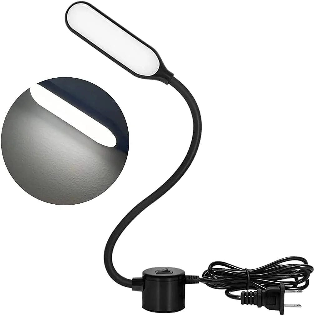 10W Sewing Machine Light with Magnet 30 LED's,Reading Book lamp | Bedside Reading lamp | Flexible | Night Work | Desk Light | Movable Lamp with Toggle Switch