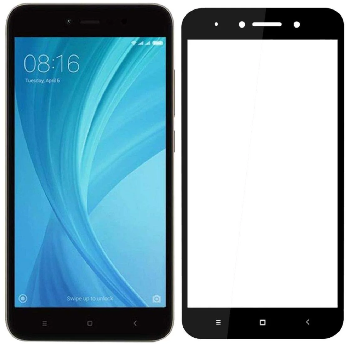 Hp-Atg-Mi-Y1-Bk Tempered Glass for Redmi Y1 (Clear) for Cellphone - Best Price ₹30 at Amazon