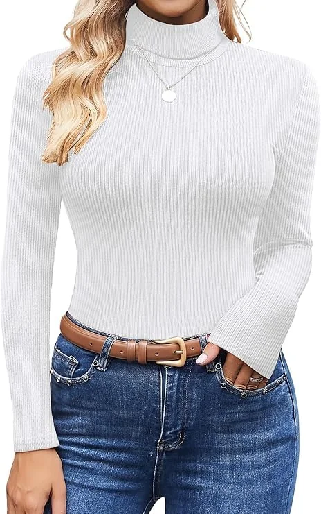 Women Highneck Full Sleeve Winter Top – Stylish Women High Neck|Turtleneck Slim Fit Stretchable Warm Winterwear Top for Girls & Ladies | Casual Office| College Wear High Neck-Pack of 1