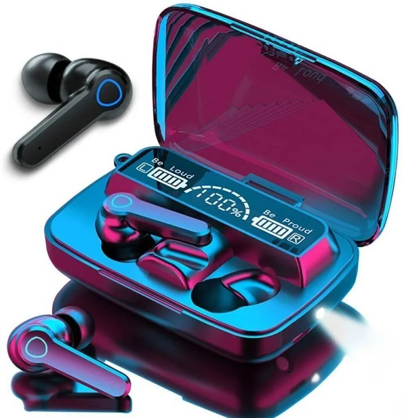myxes New Edition TWS M19 Gaming Earbuds Bluetooth 5.0 Wireless LED Digital Display N8 Bluetooth  (Black, True Wireless) - Best Price ₹299 at Flipkart