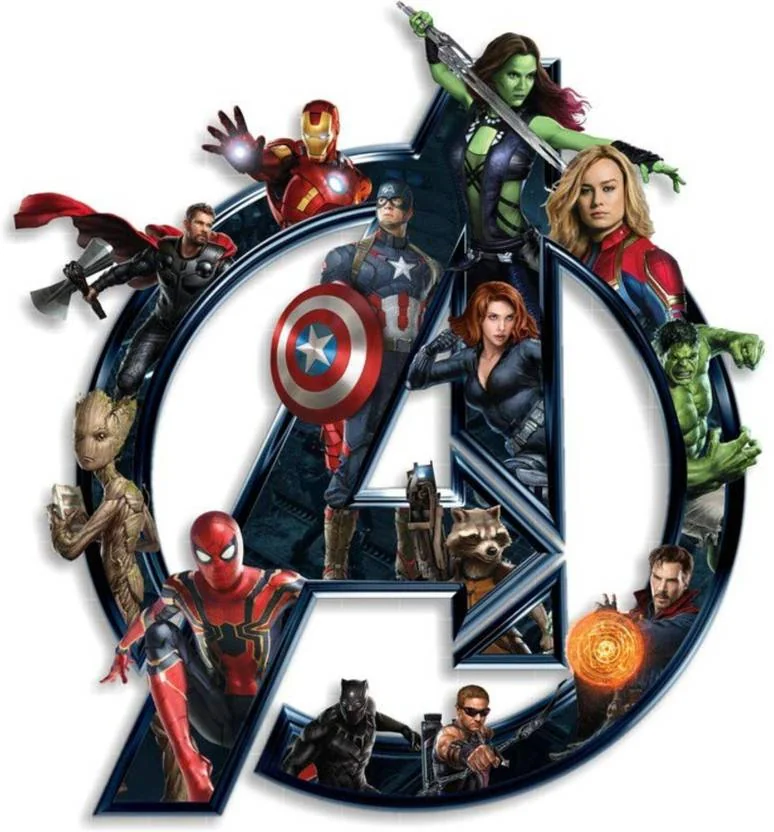 The Decor house 3 cm Avengers Team A Self Adhesive Sticker  (Pack of 1) - Best Price ₹111 at Flipkart