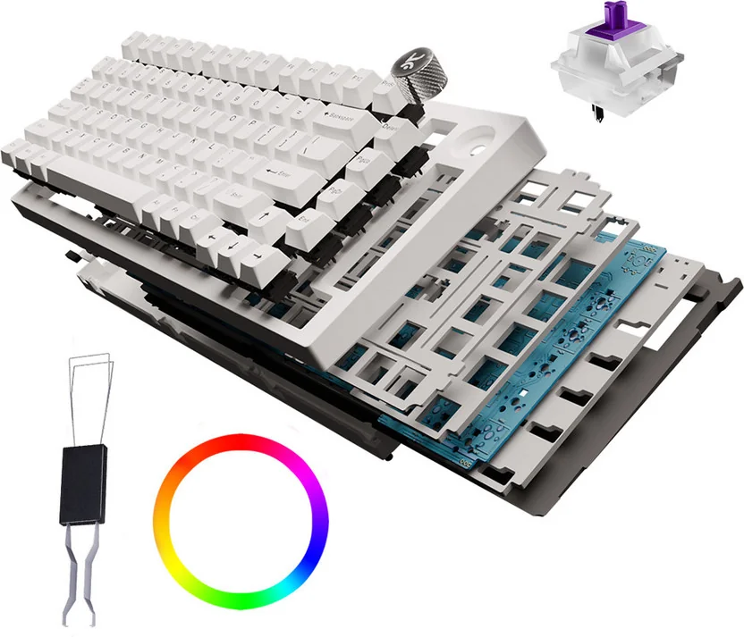 Kreo Swarm Wireless Mechanical Gaming Keyboard, 5-Pin H...