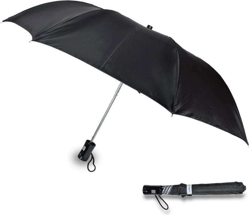 Flipkart SmartBuy 2 fold Auto Open Polyester Umbrella  (Black) - Best Price ₹234 at Flipkart