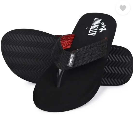 Hambler EXTRA SOFT slippers. Lightweight. Durable. Daily use. Dr care orthopaedic. Men Flip Flops  (Black , 9) - Best Price ₹109 at Flipkart
