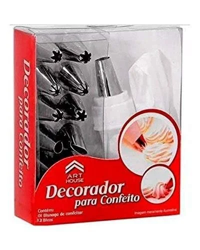 DHULI 12Pcs Stainless Steel Cake Decorating Set with Frosting Icing and Piping Bag & Coupler Cupcake Muffin Decor Baking Tool Reusable & Washable (Multicolor) - Best Price ₹99 at Amazon
