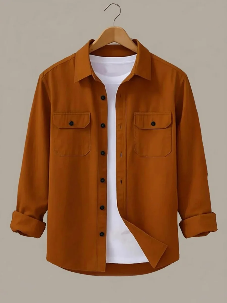 DEELMO Men Regular Fit Solid Button Down Collar Casual Shirt - Best Price ₹439 at Flipkart
