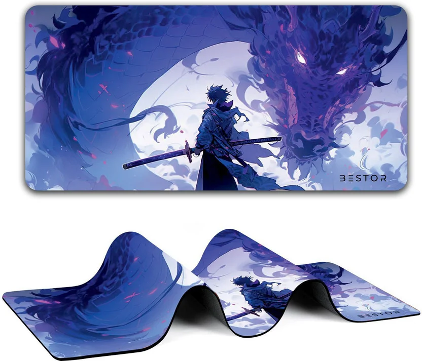 Bestor Anime Series DragonWarrior Anime MousePad Dark R...