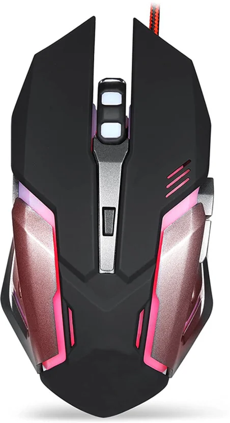 ENTWINO G5 Gaming Mouse, 6 Buttons, Braided Wire, USB M...
