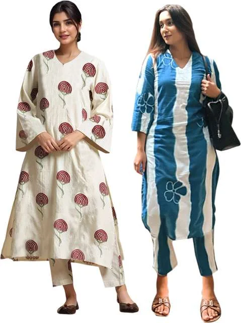 Sarah Women Viscose Rayon Kurta Palazzo Dupatta Set