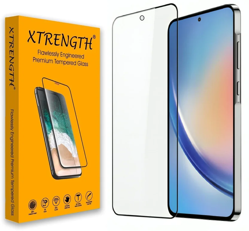 XTRENGTH Tempered Glass Guard for SAMSUNG Galaxy A35 5G...