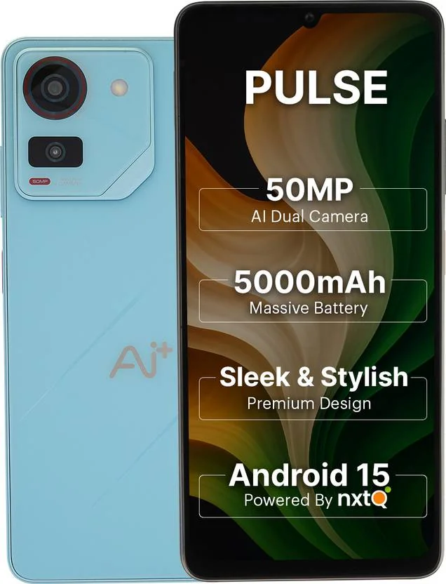 Ai+ Pulse (Blue, 64 GB)  (4 GB RAM) - Best Price ₹5999 at Flipkart