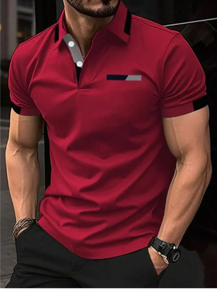 Solid Men Maroon T-Shirt