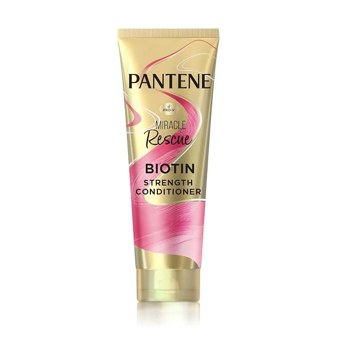 Pantene Miracle Rescue Biotin Strength Conditioner | Infused with Pro-V for Weak and Dull Hair | for 10X Stronger | 200ml, 1 Count - Best Price ₹156 at Amazon