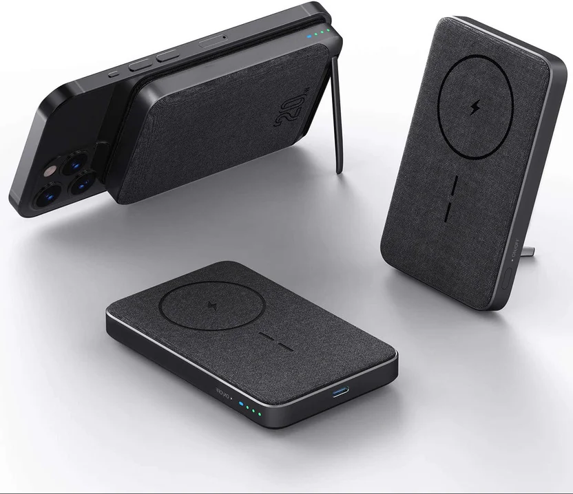KARWAN 10000 mAh 20 W Wireless With MagSafe Compact Poc...