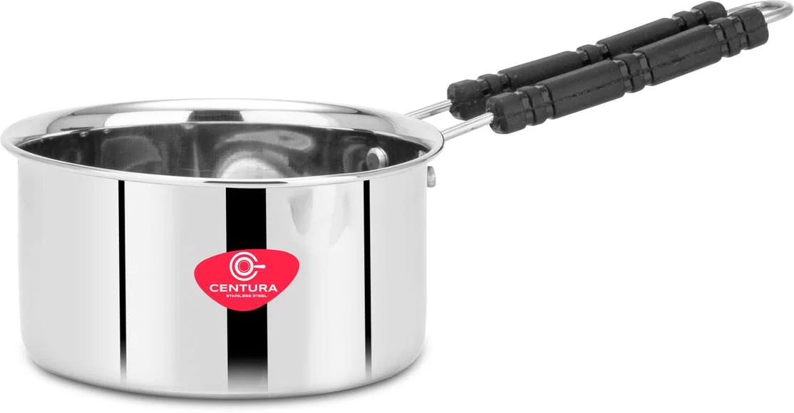 Stainless Steel Sauce Pan, Milk Pan, Tapeli, Patila, Cookware Flat Pan 800ML Sauce Pan 14 cm diameter 0.8 L capacity - Best Price ₹171 at Shopsy