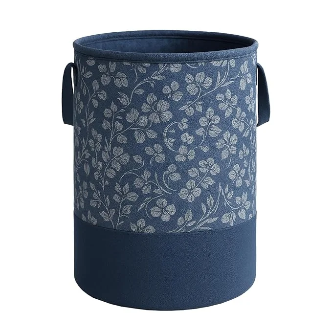 LAXIS HOMFIL Brand 45L Printed Laundry Bag for Clothes Foldable with Easy Carry Handles, Non Woven Laundry Basket for Clothes, Toys, Storage, Clothes Basket Storage Organizer - Blue - Best Price ₹149 at Amazon