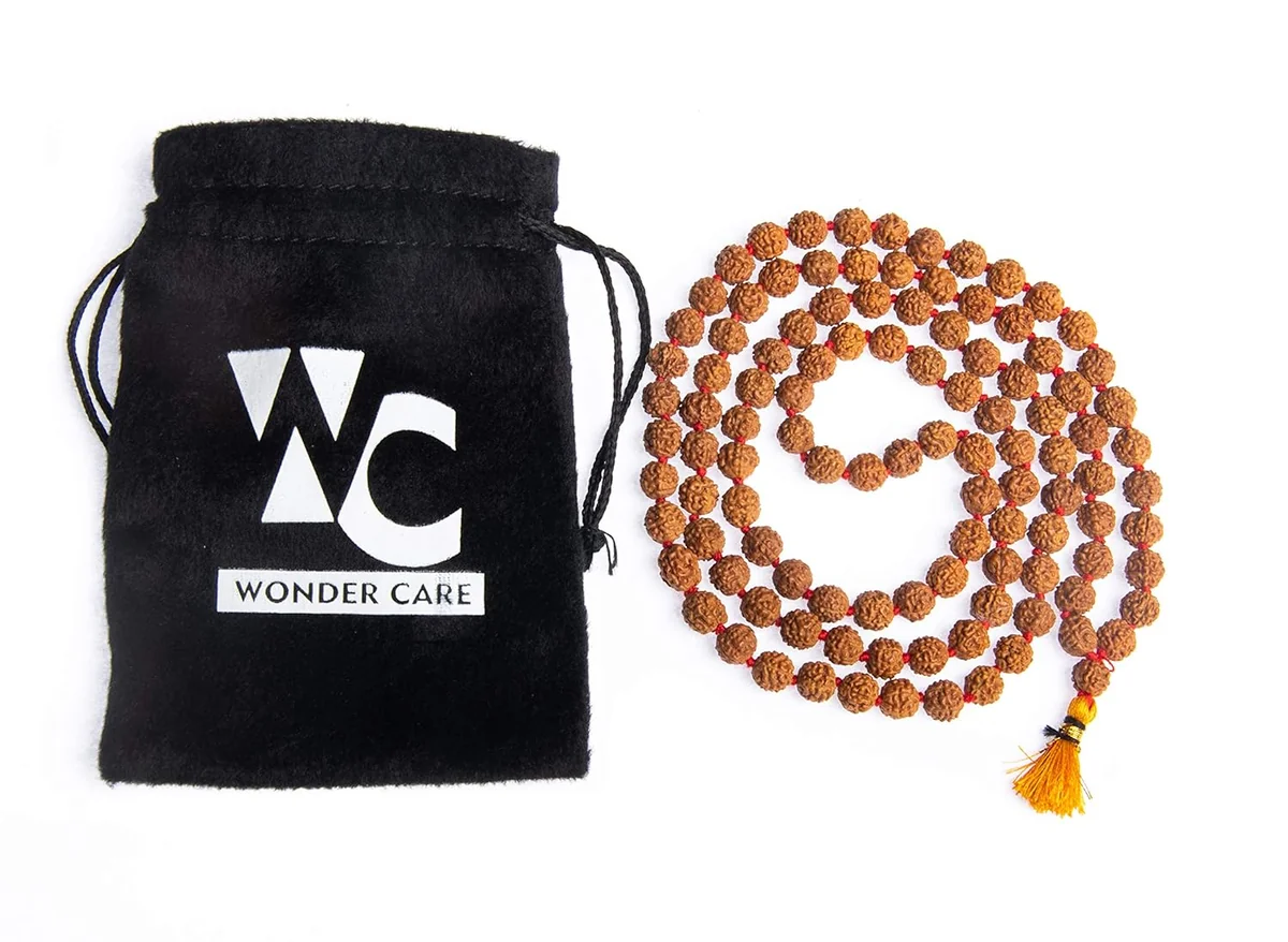 Wonder Care Authentic Mala Genuine Religious Ornament Rosary Japa Mala (4mm-16mm) Natural/Capped Neclaces & Bracelet - Best Price ₹281 at Amazon