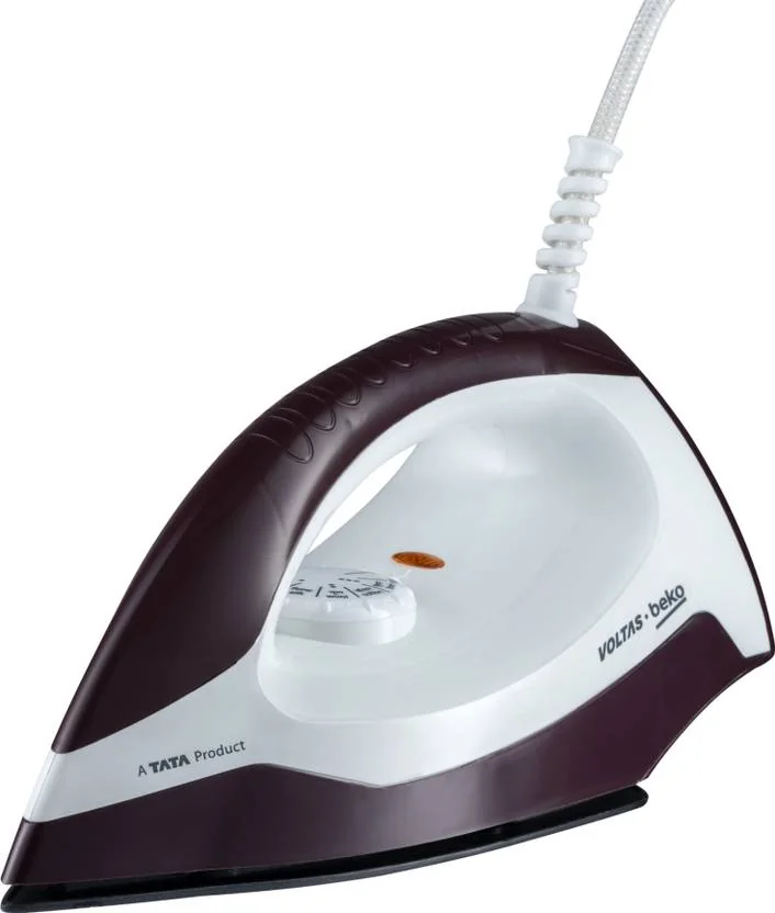 Voltas Beko I1000VD-BGWH 1000 W Dry Iron  (Burgundy & White) - Best Price ₹425 at Flipkart