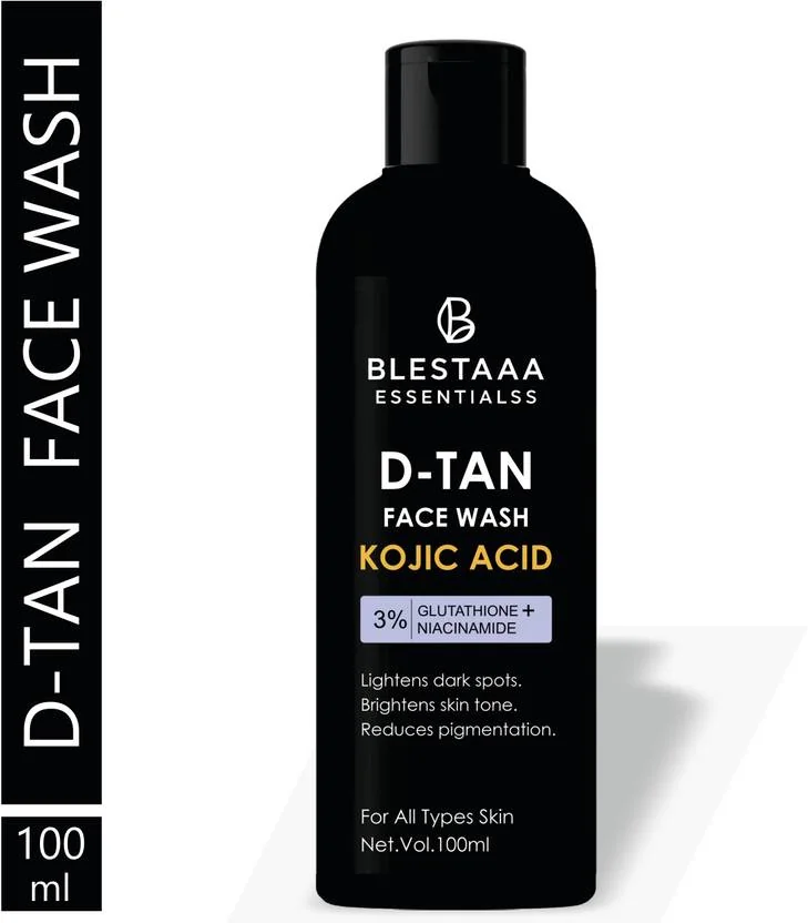 blestaaa essentialss Kojic Acid Bright & Even Tone with Niacinamide and Glutathione Men All Skin Types . Face Wash  (100 ml) - Best Price ₹51 at Flipkart