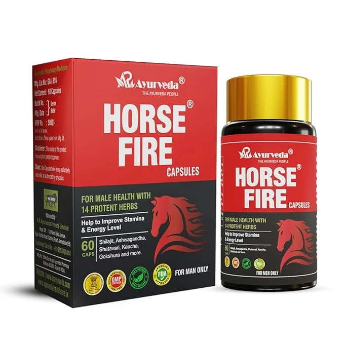 Horse Fire Capsule, Strength & Stamina Booster For Men Wellness (Pack of 60 Capsules), 150 grams - Best Price ₹1999 at Amazon