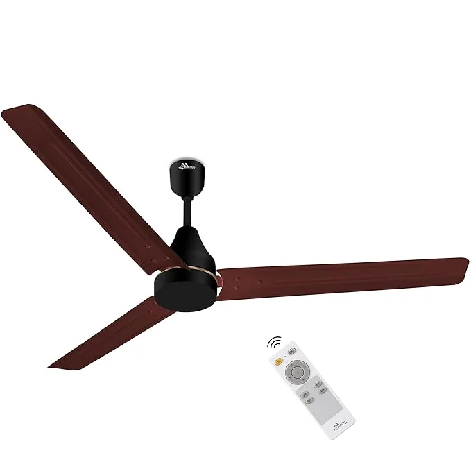 RR Signature NEOAIR MINI Motor 1200mm BLDC Ceiling Fan | Remote Control | 5-Star BEE Rated | High Air Delivery | Low Noise | Energy Efficient Design | 2-Year Warranty [ALE BROWN] - Best Price ₹1999 at Amazon