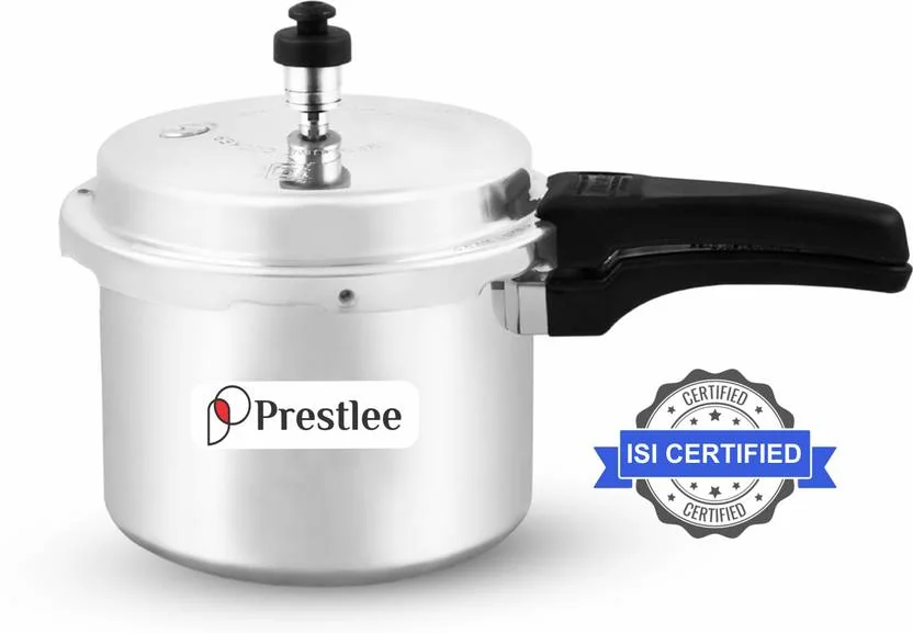 Prestlee PRIME 3 Liter Aluminium Outerlid Pressure Cooker 3 L Outer Lid Pressure Cooker  (Aluminium)