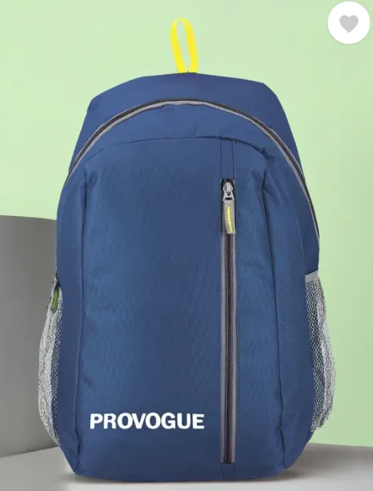 PROVOGUE Medium 25 L Backpack DAYPACK Bags 2 Compartment Backpack for daily use library office outdoor hiking  (Blue) - Best Price ₹221 at Flipkart