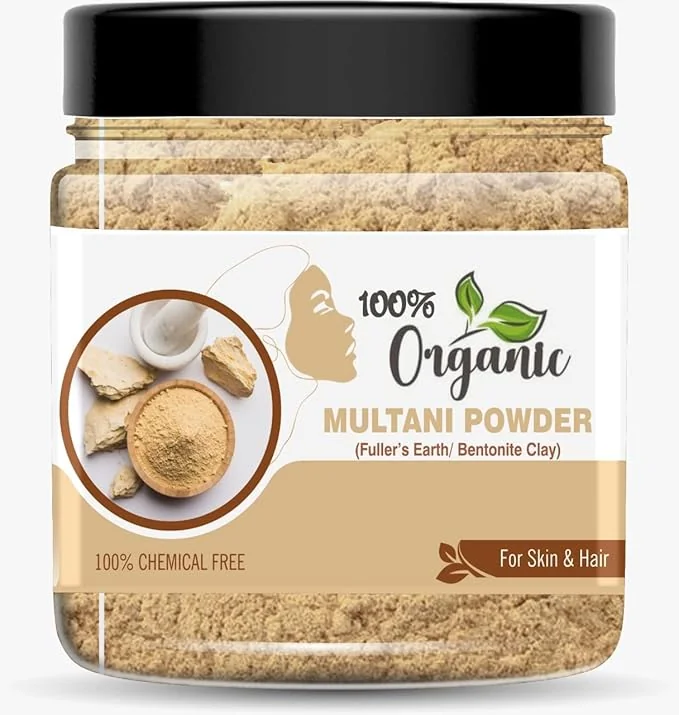 Organic 100% Pure Multani Mitti Powder (Fuller's Earth) Skin Face Clays (350g) - Best Price ₹114 at Amazon