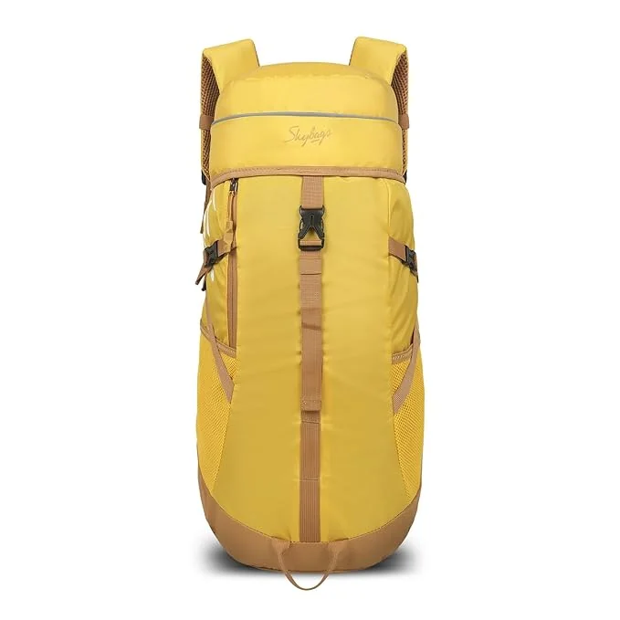 Skybags Mount 66cm 45L Polyester Mustard 2 Compartment Rucksack With Raincover - Best Price ₹709 at Amazon