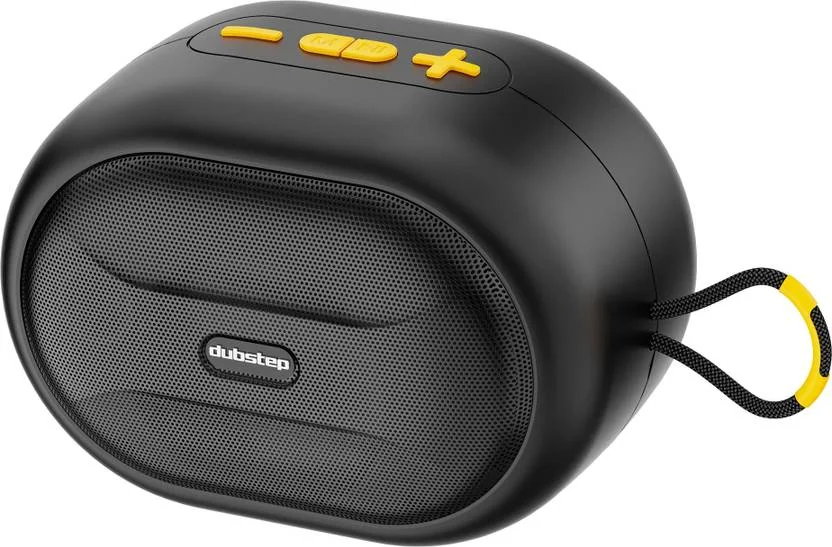 Dubstep Pop 1210 Wireless Speaker with 16 Hrs Playtime, 52mm Dynamic Driver, TWS Pairing 12 W Bluetooth Speaker  (Black, 2.0 Channel) - Best Price ₹549 at Flipkart