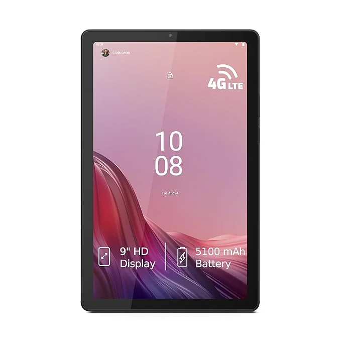 Lenovo Tab M9| WiFi+4G Tablet| 9 Inch (22.86 cm) HD Display| 4GB RAM, 64GB Storage (Expandable Upto 128 GB)| Dual Speaker with Dolby Atmos| Arctic Grey (ZAC60016IN) - Best Price ₹9199 at Amazon