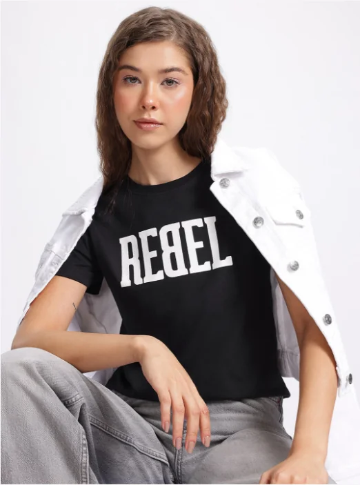 glitchez Witty Wearables Printed T-shirt