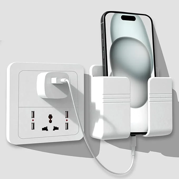 Tensea ABS Mobile Phone Charging Stand,Multi-Functional Storage Holder,Bedside Fixed Rack,Bedroom,Office Accessories,Acrylonitrile Butadiene Styrene,White 01,Portable Electronic Devices,9.9x3x8.6 cm - Best Price ₹84 at Amazon
