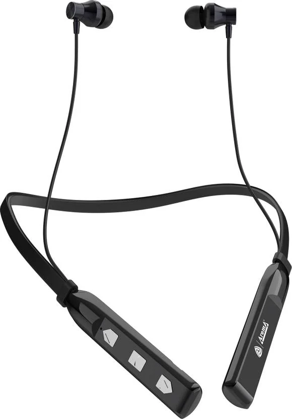 Aroma NB119 Titanium - 48 Hours Playtime Bluetooth Neckband Bluetooth Gaming  (Black, In the Ear) - Best Price ₹499 at Flipkart