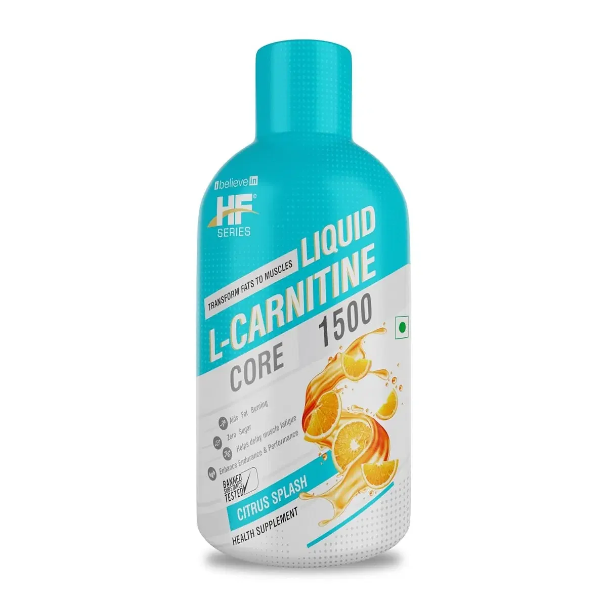HF Series Liquid L Carnitine 1500 mg,Burns Fat For Energy (450 ml-Citrus Splash)