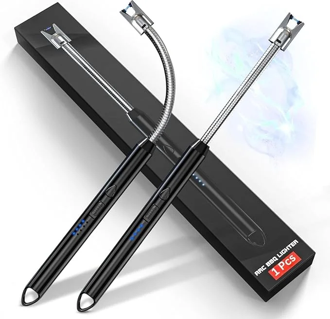 Gas Lighter for Kitchen Use | C-Type Rechargeable Electric Lighter Stove & Candle Lighter with USB Charging Port | 1 Year Warranty | 400 Uses in Single Charge - Best Price ₹199 at Amazon