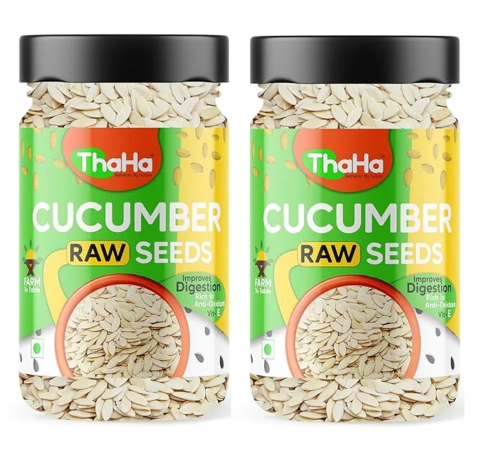 ThaHa Raw Cucumber Seeds For Eating 300 GM| Rich in Anti Oxidant & Improves Digestion - Best Price ₹449 at Amazon