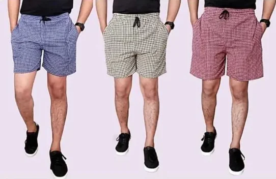 J S World Fashion Pack of 3 Checkered Men Boxer - Best Price ₹285 at Flipkart
