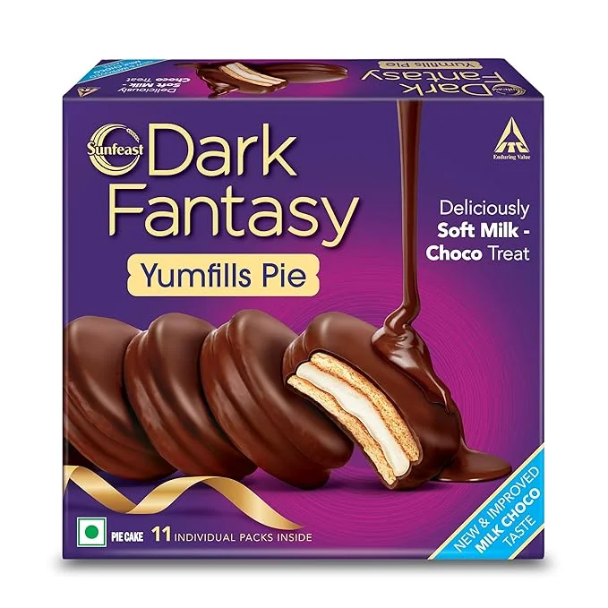 Sunfeast Dark Fantasy Yumfills Whoopie Pie, Chocolate Chip, 253g - Best Price ₹87 at Amazon