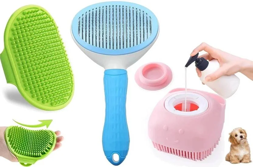TrendKart Dog Grooming Kit - Pet Grooming Kit - Dog Combo Set - Dog Brush Combo - Dog Kit Slicker Brushes for  Dog & Cat - Best Price ₹205 at Flipkart