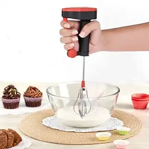 Kuber Industries Hand Blender | Milk Lassi Maker | Hand Press Mixer with Steel Blades | Egg Beater | Hand Mixer for Coffee-Lassi-Cream-Soup-Butter Milk | Hand Blender for Kitchen | Multicolor - Best Price ₹148 at Amazon