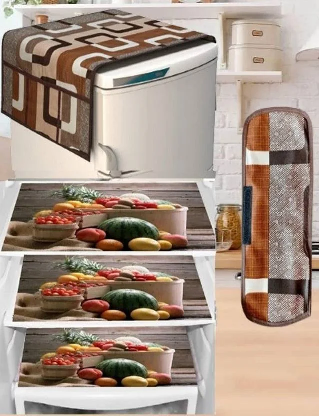 Flipkart SmartBuy Refrigerator  Cover  (Width: 55 cm, Brown)