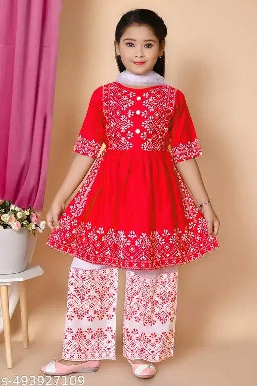 Girls plazo & Dresses Pack Of 1 - Best Price ₹291 at Meesho