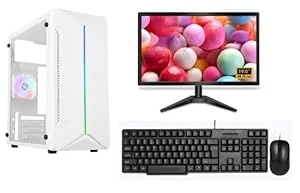 Core i3 Assembled Desktop PC (16GB RAM, 1TB HDD + 128GB SSD, Windows 11 Home, 19-Inch Screen, MS Office, Black, Ready-to-Use System) - Best Price ₹13280 at Amazon