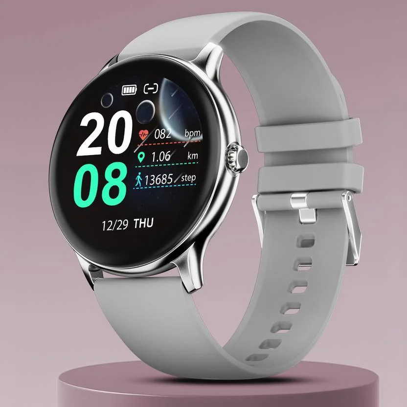 Fire-Boltt Hurricane 33.02mm (1.3) Curved Glass Display with BT Calling, 100+ Sports Modes Smartwatch  (Grey Strap, Free Size) - Best Price ₹1199 at Flipkart