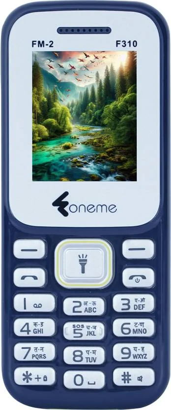 FONEME FM-2 F310  (Blue) - Best Price ₹569 at Flipkart