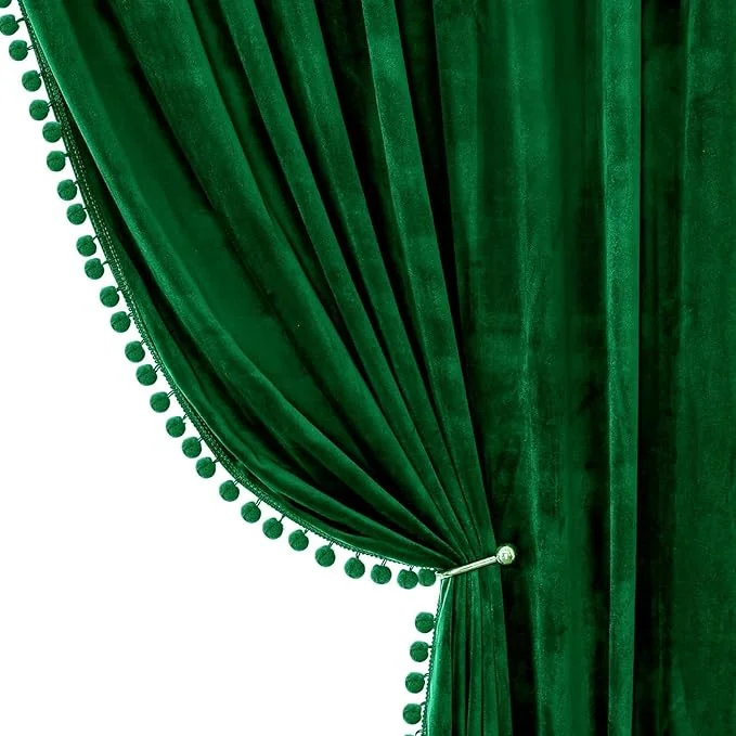 BRICK HOME Smooth Textured Velvet Curtains, Premium & Elegant Door Curtains with Tieback and Eyelets, Pack of 1 (Door - 7 feet x 4 feet) - Best Price ₹519 at Amazon